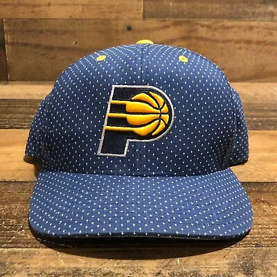 Indiana Pacers Hat Snapback Cap Mens Blue Mitchell Ness NBA Basketball Stars • $30.88