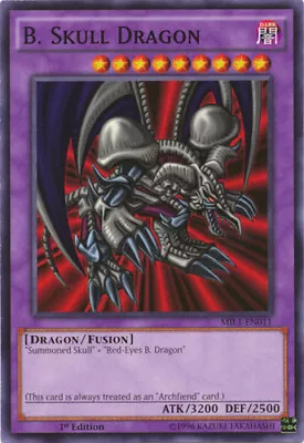 3x B. Skull Dragon - MIL1-EN011 - Common - 1st Edition Moderately Played MIL1 -  • $2.01