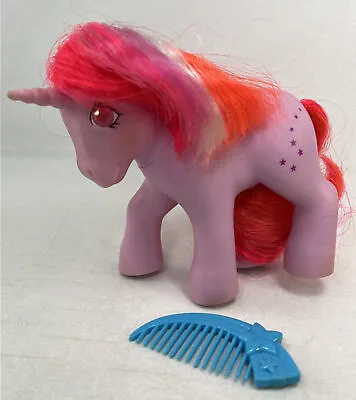 My Little Pony G1 Galaxy Twinkle Eye Pony Jewel MLP Pink Unicorn Brush Year 4 • $29.26