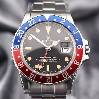 1972 Vintage Rolex GMT-Master Ref. 1675 With Papers And RSC Card - 3.18M Serial • $20950