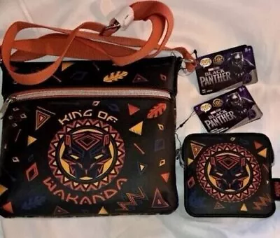 Funko Marvel Black Panther Wakanda Crossbody Messenger Bag 8.5  With Coin Purse • $15.99