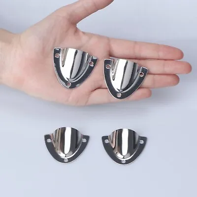 4Pcs Clam Shell Midget Vent Hose Cable Cover Marine Boat Stainless Steel Vent • $9.03