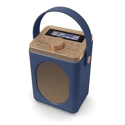 £22.99 • Buy Majority Little Shelford DAB+ Portable Radio Bluetooth 20 Presets Midnight Blue