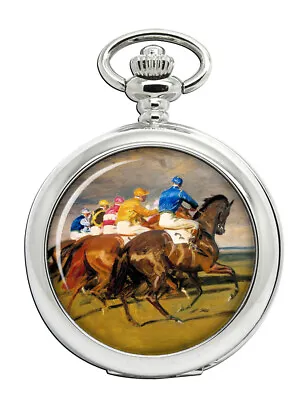 Horse Racing The Start Pocket Watch • $82.29