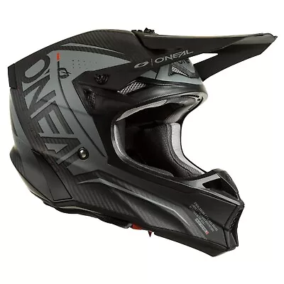 ONEAL 2024 10 SERIES Prodigy CARBON Black MX HELMET ON0650303 Adult Size Medium • $398.99