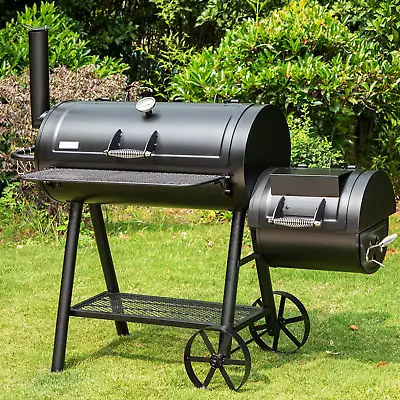 Outdoor Charcoal BBQ Grill Smoker Extra Large Heavy Duty 941 Sq.In NEW • $552.06