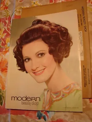 VTG MODERN BEAUTY SHOP Magazine Feb. 1970 W/ POSTER  • $14.99