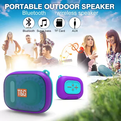 Wireless Portable Bluetooth Speaker HIFI Stereo Bass Sound Waterproof FM/TF/TWS • $15.95