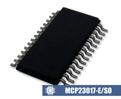 MCP23017-E/SO SOP-28 MCP23017 16-Bit I/O • $3.49