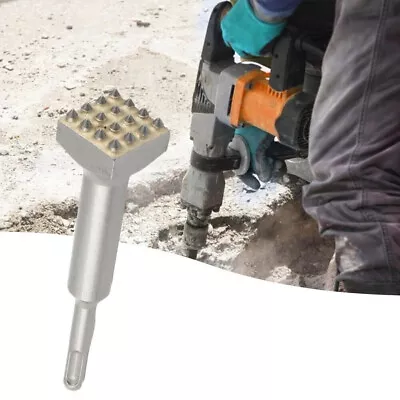 SDS PLUS Carbide Tipped 16Teeth Bush Hammer Chisel Bit For Cement Concrete Stone • £19.50