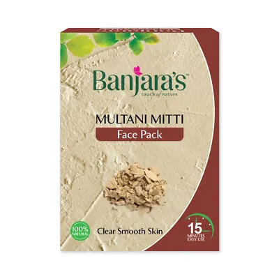 Banjara's Multani Mitti Face Pack Powder 100 Gm ( 3.52 Oz ) - Clear Smooth Skin • $12