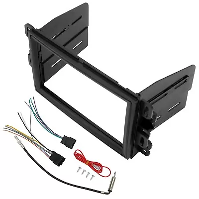 Double Din Dash Kit Stereo Radio Wire Harness FOR CHEVROLET 06-14 • $15.38