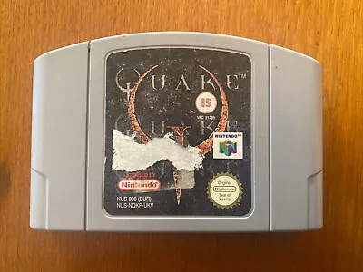 Quake (m15+) Nintendo 64 Cartridge Pal Oz Seller • $24.99