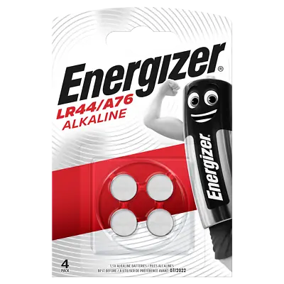 Energizer LR44 AG13 A76 V13GA Button Cell Batteries *Long Expiry* • £5.09