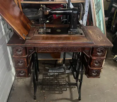 Wheeler & Wilson  Sewing Machine  With Cabinet PICK UP ONLY • $79.12