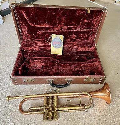 Vintage Conn 12B Trumpet 1952 Coprion Bell Case + Mouthpiece Bb • $850