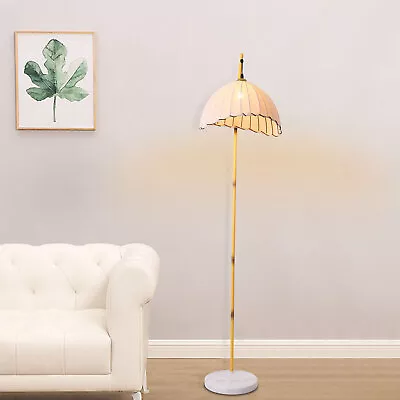 Gold Modern Floor Standing Lamp Living Room Bedroom Light Reading Lighting Decor • $90