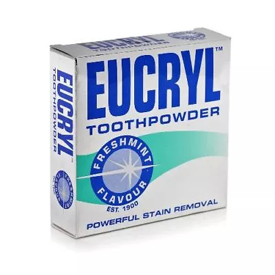 Eucryl Smokers Tooth Powder Freshmint Flavour (50g) • $14.29