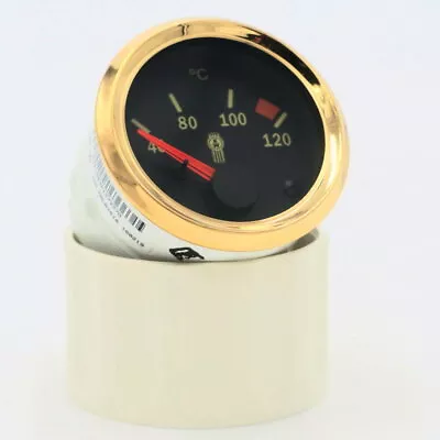 GENUINE KENWORTH Brass Water Temperature Gauge 40-120. Part No Q43-1129-002 • $103.51