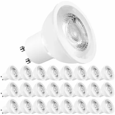 Luxrite MR16 LED Bulb GU10 2700K 500lm 120V Enclosed Fixture Rated (24-Pack) • $147.95