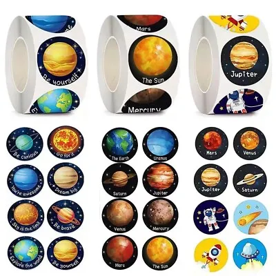 £2.25 • Buy Kids Reward Stickers Space Planet School Teacher Praise Scrapbooking Labels 25mm