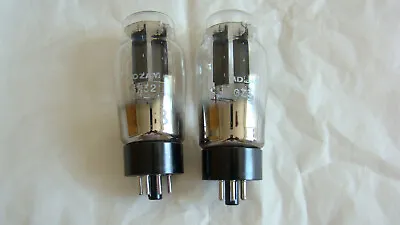 Matched Pair Of 1959 Mullard Adzam Gz32 D Getter Tested Twice • $240