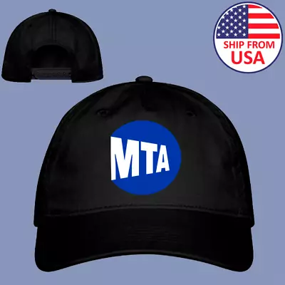 MTA Metropolitan Transit Authority Adjustable Black Organic Cap Hat Size Adult • $21.99