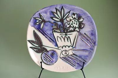 Lovely! Pablo Picasso Madoura Ceramic Plate 'Bouquet à La Pomme' • $10999