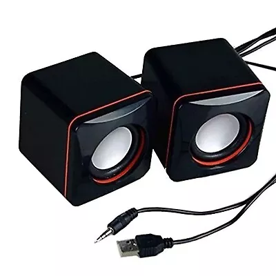 Portable Computer Speakers USB Powered Desktop Mini Speaker Bass Sound Music • $9.88