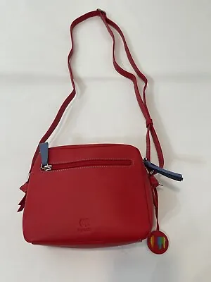 NWOT MyWalit Adjustable Crossbody Red Purse Travel Fits A Phone Shoulder Bag • $49.95