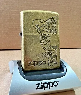 Zippo Lighter Big 5 Series Set Brass Elephant Rhino Lion Leopard Buffalo NEW • £229.90