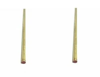 1/4  .25  C360 Brass Solid Round Bar Rod H02 14  2 Pieces • $10.65