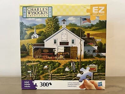 Charles Wysocki CATCHIN’ BUGS 300 XL Piece Puzzle EZ Grasp Sleepy FOX FARMS OHIO • $21.95