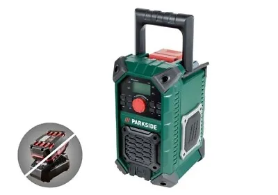 Parkside 20v DAB Radio Rugged Site Work Beach Garden 20v / 240v / 12v • £89