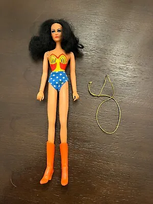 VINTAGE 1976 Mego WONDER WOMAN 12  Lynda Carter Doll Figure W/ Lasso RARE • $99.99