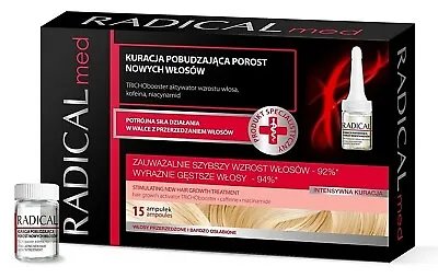 £15.99 • Buy Ideepharm Radical Med Stimulating New Hair Growth Treatment 15 X 5ml