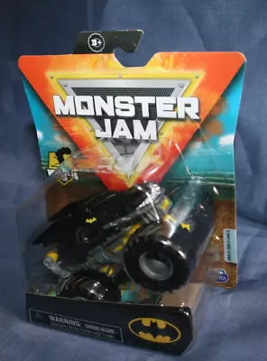 BATMAN Batmobile Black Yellow Series 21 Wheelie Bar 1/64 Small Monster Jam Truck • $17.99