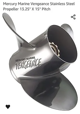 Mercury Marine 13.25  X 15 Pitch RH Vengeance Stainless Steel Prop • $300