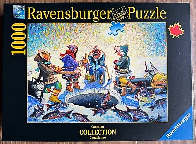 Ravensburger Canadian Collection 1000 Piece Puzzle  Ice Fishing  • $6