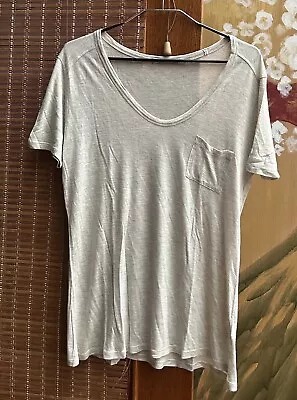 T By Alexander Wang Basic Pocket Rayon Knit T-shirt Size S • $30