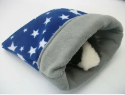 ***4 Sizes ****soft & Cozy****fleece Snuggle Pouch Guinea Pig Bed Bag rat * • £4.99