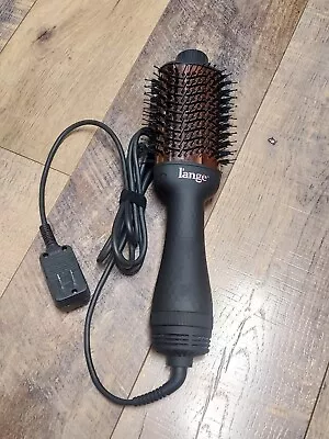 L’ange 2 In 1 Volumizing Brush Hair Dryer AB313 3” Black Lange EUC Rose Gold • $24.99