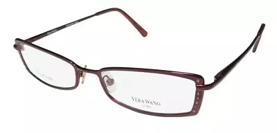 New Vera Wang Luxe Trilogy I Eyeglass Frame Womens 50-16-135 Italy Designer • $39.95