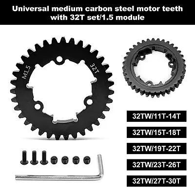 For TRAXXAS 1/5 X-MAXX 6S/8S XRT TRUCK Medium Carbon Steel Motor Gear 1.5Module • $49.67