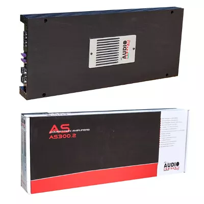 1 AUDIO SYSTEM AS300.2 Amplificatore 2 Canali 2 X 600 Watt Rms A 2 Ohm Classe Ab • £266.65