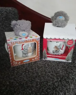 £7.15 • Buy Me To You Christmas Mug Sets With Bears Bundle Of 2 Sets New Boxed Sealed