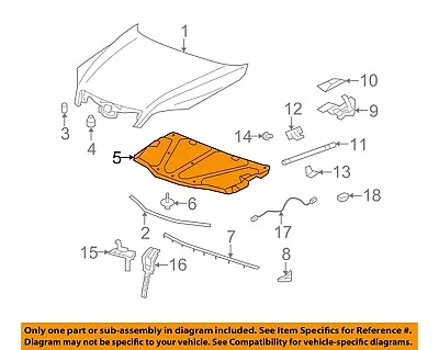 GM OEM Hood-Insulator 20815389 • $59.21