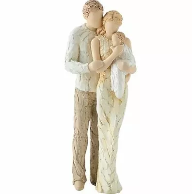 SALE More Than Words Welcomed With Love Figurine Mother Father New Baby Gift 11  • $55.95