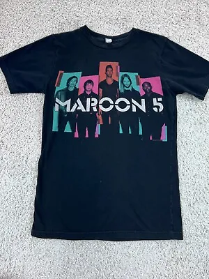 Maroon 5 Concert Tee Shirt Mens Small 2013 Double Sided Pop Maroon5 Music Adam • $4.98