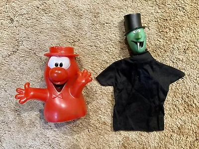 Jello Mr. Wiggle & Sweet Tooth Sam Hand Puppets Jello Promotion 1966 • $250